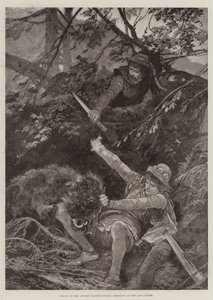 Origine de la cérémonie ancienne de coupe de fagots aux tribunaux - Richard Caton Woodville junior